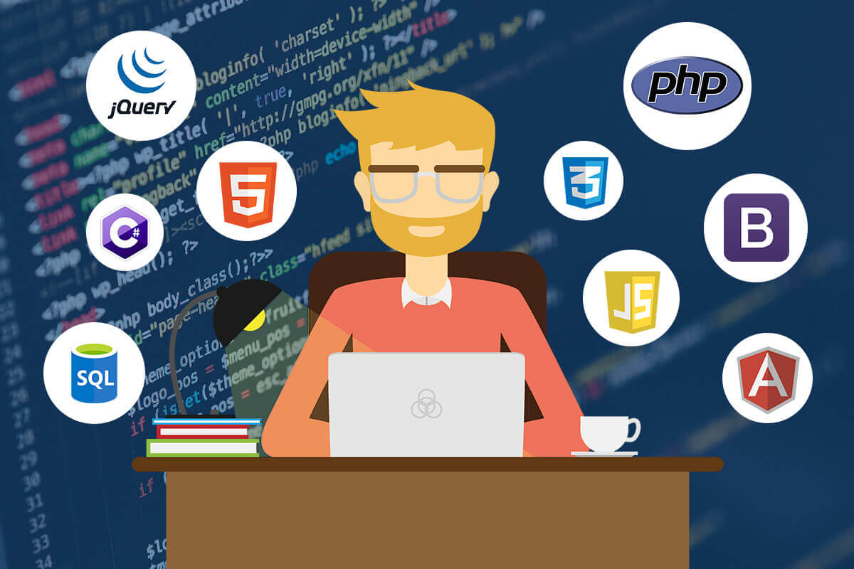 Stack development web full infographics courses infograph bundle infographic eduonix website logo learning company design our choose board article app